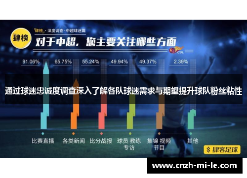 通过球迷忠诚度调查深入了解各队球迷需求与期望提升球队粉丝粘性
